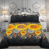 Crystal King Size Bed Sheet Set-3Pcs-Design-137